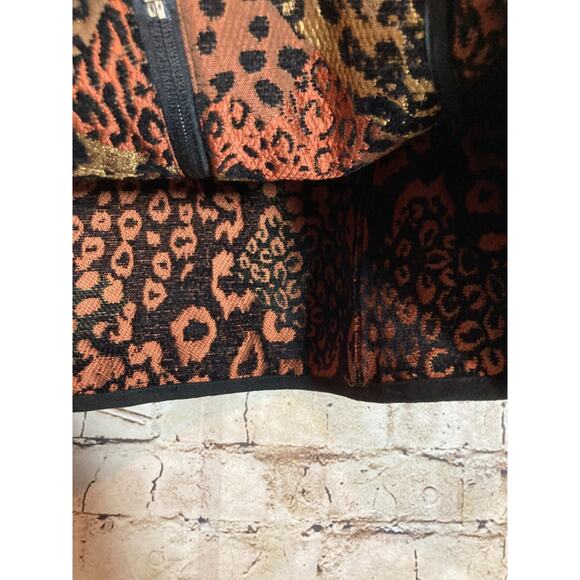 Molly & Maxx Jacket Womens Petite Small Animal Print Full Zip Artsy Tapestry - Picture 13 of 13